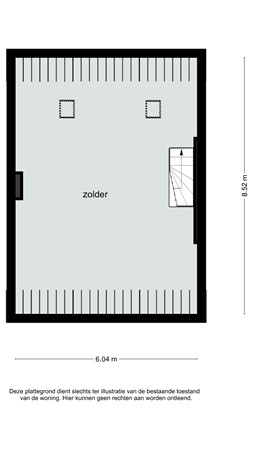 Floorplan - Portonnekuilstraat 1A, 6163 BN Geleen